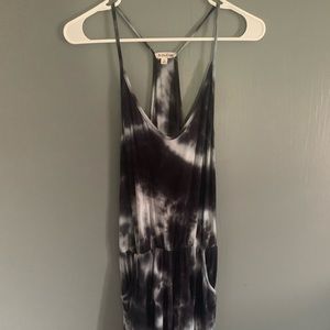 Black tie dye Romper